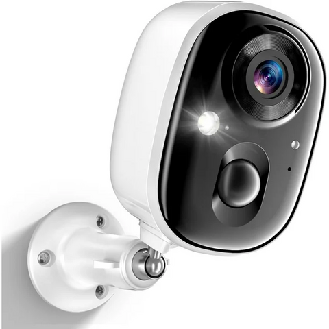 Security Cameras Wireless Outdoor 2K Battery Powered Color Night Vision WiFi Waterproof Surveillance Camera 2 Way Audio Mic Motion Detection Spotlight Alarm SD/Cloud Storage for Indoor Home Kids Pet