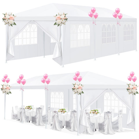 SANOPY 10' x 30' Party Tent, Waterproof and Shade Canopy-aq