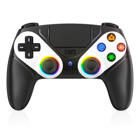 Wireless Controller for P5/P5 Slim/P5 Pro/PC Dual Vibration & 6-Axis Gyro 18H Battery Touchpad & Audio Jack USB-C Cable Included