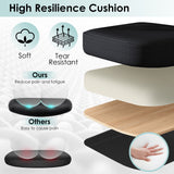 Coolhut Office Computer Desk Chair, Ergonomic Mesh Rolling Work Swivel Task Chairs with Wheels, Comfortable Lumbar Support, Comfy Flip-up Arms for Home, Bedroom, Study, Student, 300lbs, Black