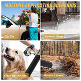 Duomigo 20V Cordless Turbo Dryer Blower for Cars & Patio, 1600g Thrust Violent Blower with 64 Ducted Fan Motor, 4-Speed Hurricane Turbo Fan, 120000RPM Leaf Blower for Car Drying, Snow & Debri