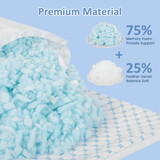 Thinway Pillows Standard Size Set of 2, Memory Foam Cooling Bed Pillows Hotel Reversible Pillow with Washable Removable Cover for Back, Stomach or Side Sleepers, OEKO-TEX Certified