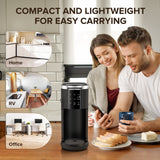 Auseo 2.0 1200W Single Serve Coffee Maker for K-Cup Pod and Ground Coffee Compatibility, Fast Heating, 40oz Removable Water Reservoir, Black for Home/Office/RV