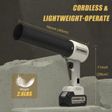 Duomigo 20V Cordless Turbo Dryer Blower for Cars & Patio, 1600g Thrust Violent Blower with 64 Ducted Fan Motor, 4-Speed Hurricane Turbo Fan, 120000RPM Leaf Blower for Car Drying, Snow & Debri