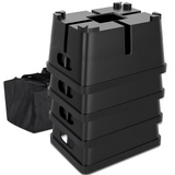 Aiqeek 4-Pack Trailer Jack Block, 25000 lbs Load Capacity, RV Stabilizer Blocks for Tongue Jack, Post, Foot, and 5th Wheel – Durable and Versatile RV Camper Accessories