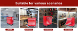 7-Drawer Metal Rolling Tool Chest with Wheels,Tool Storage Cabinet With Locking System