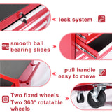 5-Drawer Metal Rolling Tool Chest with Wheels,Tool Storage Cabinet With Locking System