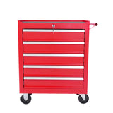 5-Drawer Metal Rolling Tool Chest with Wheels,Tool Storage Cabinet With Locking System
