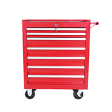 7-Drawer Metal Rolling Tool Chest with Wheels,Tool Storage Cabinet With Locking System
