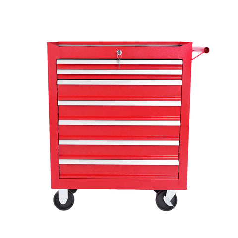 7-Drawer Metal Rolling Tool Chest with Wheels,Tool Storage Cabinet With Locking System