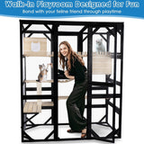 Catio Outdoor Cat Enclosure Large Walk in Cat House for Mulitiple Cats