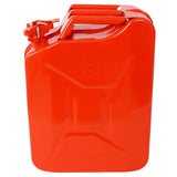 5 Gallon 20L Metal Gas Tank Can (US Stardard) Gas Can Power Emergency Backup Tank with Flexible Spout Red