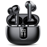 2025 NEW Wireless Earbuds, Bluetooth 5.3 Headphones in Ear 40H Playtime, Ear Buds Deep Bass, Bluetooth Earbuds Built-in HD Mic, IPX7 Waterproof,Touch Control, Portable Design Earphones