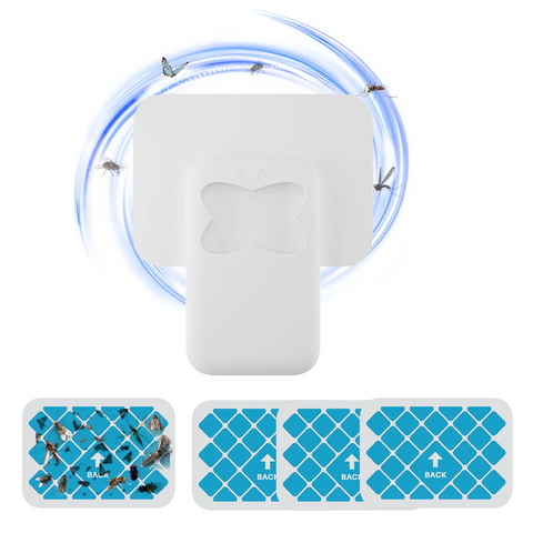 Plug-in Electric Bug Zapper Indoor Fly Trap Wall Mounted Mosquito Trap Sticky Flying Insect Trap