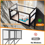 Cat Window Box Window Perch Catio Outdoor Cat Enclosure Bug Proof Wire Grid