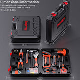 242-Piece Household Toolbox Set, Multi-Functional Repair Tool Kit for Home Improvement, Household Maintenance, Car Repair, and DIY Projects.