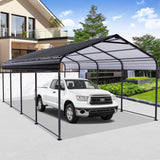 SANOPY Metal Carport 10'x30' Heavy Duty Garage Car Port for Cars and Boats
