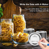 100pcs Regular Mouth Canning Lids, Mason Jar Lids for Canning, Reusable Leak Proof Split-type Solid Lids, Food Grade Material