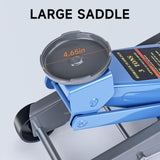 3-Ton Low-Profile Hydraulic Floor Jack - Aluminum Steel Car Jack w/Wheels 5.31"-18.11" Lift for Sedans/SUVs/Trucks