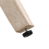 Dycanpo 26"H Counter Height Bar Stool Set of 3 with Back Linen Fabric for Home Kitchen, Linen Color