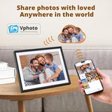 Dragon Touch 10'' Digital Picture Frame,16GB Wifi Digital Photo Frame with 1280 HD Touch Screen, Share Photos/Videos Instantly Via Free App,Best Mother's Day gift for Mom
