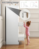 White Dresser for Bedroom with 5 Drawers, Tall Wood Drawer Dresser & Chest of Drawers for Closet, Living Room Hallway Kids Bedroom