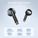Wireless Ear buds, Bluetooth 5.4 Headphone Sport, ENC Noise Cancelling Mic, 40H Playtime IPX7 Waterproof Earphone with LED Display for iOS Android Cellphone