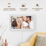 Dragon Touch 16 Inch Digital Calendar with Chore Chart and Touchscreen, Smart Family Planner Wall & Desk Mountable for Seamless Scheduling