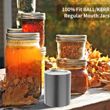 100pcs Regular Mouth Canning Lids, Mason Jar Lids for Canning, Reusable Leak Proof Split-type Solid Lids, Food Grade Material