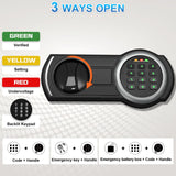 Safe Box，Fireproof Safe For Home,Digital Home Safe With Deposit Slot And Metal Storage Box,Personal Document Safe