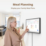 Dragon Touch Digital Calendar with Chore Chart - Full HD 1080P, 10" Interactive Touchscreen, Smart Family Scheduler for Wall or Desk Mounting-Black