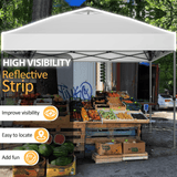 SANOPY 10' x 10' Outdoor Canopy Party Tent EZ Pop Up Canopy Commercial Instant Canopies Gazebo with Air Vent, 8 Stakes & 4 Ropes & 4 Sandbags for Beach Wedding Picnics Camping