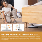 Cordless Vacuum Cleaner, 30Kpa Stick Vacuum with 35 Mins Runtime, 6-in-1 Lightweigt Handheld Vacuum Portable for Home Hard Floor, Pet Hair