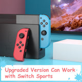 Switch Controller for Nintendo Switch, Switch Remote Joy Pad supports Dual Vibration/Motion Control/Screenshot/Wake-up (Red and Blue)