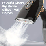 PANCERKA SteamBoost 168+288ml Steamer for Clothes, 1500W, Black