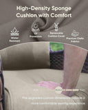 Bellefurn Luxury Patio Swivel Rocker Chairs Wicker Chair,Outdoor Swivel Chairs Set of 2,Swivel Glider Lounge Chairs with Side Table for Patio Balcony,Porch,Garden