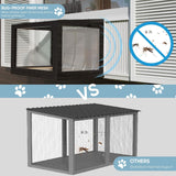 Cat Window Box Window Catio Cat Enclosure Bug Proof Wire Grid Fits Double Hung Windows