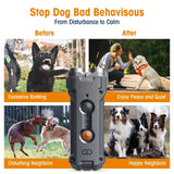 Rechargeable Dog Deterrent Device with Dual Soundwave Technology, 35ft Range, 2 Flash Modes, USB Charging, for Dog Barking Training - Pet Safety & Behavior Correction Tool