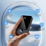 Magnetic Wireless Portable Charger, 10000mAh Power Bank with PD20w Fast Charging, USB C in&Out Battery Pack, Compatible with Mag-Safe for iPhone 16/15/14/13/12 Series, Samsung, Android, and More