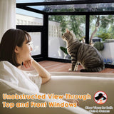 Cat Window Box Window Perch Catio Outdoor Cat Enclosure Bug Proof Wire Grid