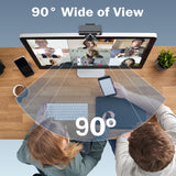 RONY 4K Webcam with Auto Focus & Noise-Canceling Mic:  Plug & Play PC Camera for Windows 11/10/8/7,  Vista/7/8/10, Mac, Android, Linux