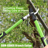 DRM-GDNER 23" Heavy Duty Lopper, SK5 Sharp Blades, Cuts 2" Dry/Wet Branches, Garden Tree Trimmer with Enhanced Triangle Iron Tube