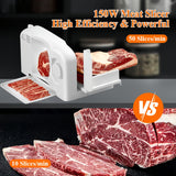 PANCERKA Meat Slicer Machine for Home, Adjustable Thickness, 0-15mm Cutting Capability