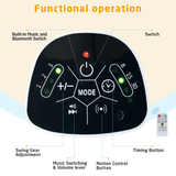 SACVON Baby Swing for Infants to Toddler, Baby Rocker for Infants with 5 Sway Ranges,Bluetooth Support Bouncers for 0-24 Months, Dark Gray