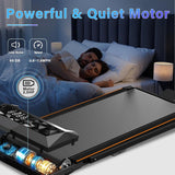 CoolHut Walking Pad, Under Desk Treadmill, 4-in-1 Home/Office Treadmill, Compact and Portable Foldable Treadmill, No Installation, Low Noise, LED Display,300 lb. Capacity with Remote Control