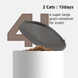 Automatic Pet Feeders WiFi 2.4Ghz Smart Cat Feeder APP Control Remote Feeding- Timed Cat Food Dispenser