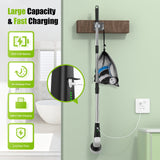 YKYI Electric Cleaning Brush 480RPM 2 Speed Cordless with 8 Replaceable Brush Adjustable Long Handle