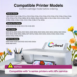 Cyloral 67XL Ink Cartridges 67 Compatible with DeskJet 2800e 2852e 2700e 2755e 4155e Envy 6055e 6055 6052 6075 6455e 6455 6452 6458 Printer Black and Color High-Yield