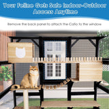 Catio Outdoor Cat Enclosure Large Walk in Cat House for Mulitiple Cats