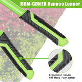 DRM-GDNER 23" Heavy Duty Lopper, SK5 Sharp Blades, Cuts 2" Dry/Wet Branches, Garden Tree Trimmer with Enhanced Triangle Iron Tube